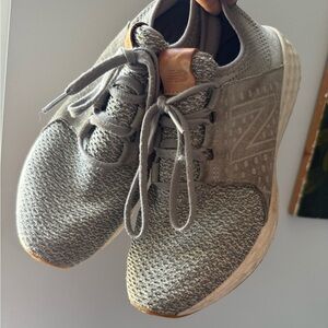 New Balance Light Gray Athletic Shoes